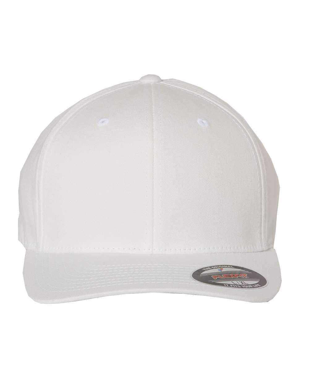 Custom 6277-LP FlexFit® Wooly Combed Cap Leatherette Patch