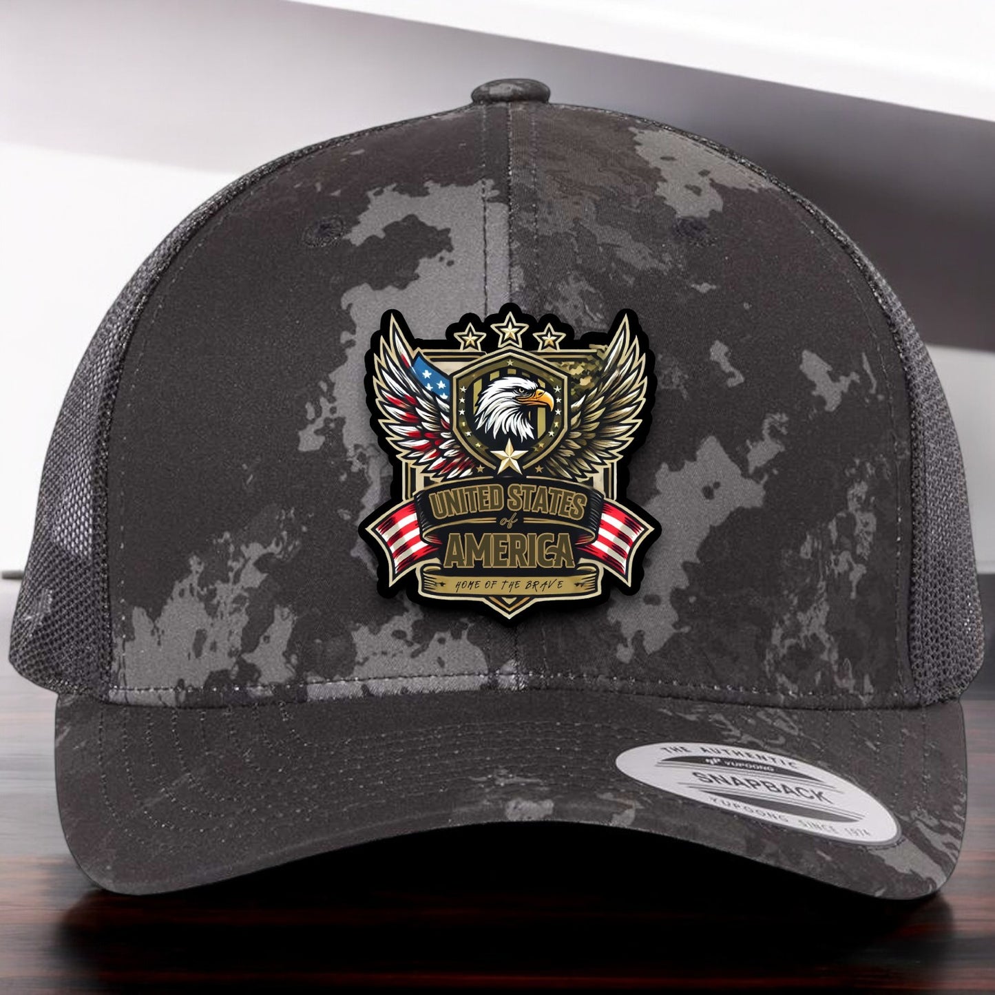 United States of America LE Patch Trucker Style Hat