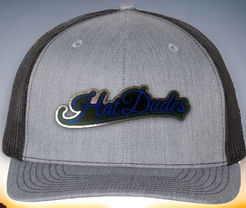 Blue/Silver/Black Acrylic Patch Hat - CHOP Kustomz