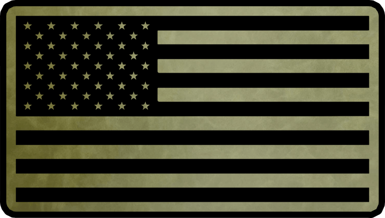 Olive/Black Morale Patch - CHOP Kustomz