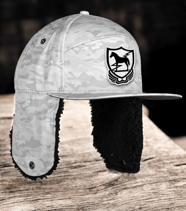 10th Group Trojan Horse - Alpine Camo Trapper Hat - CHOP Kustomz