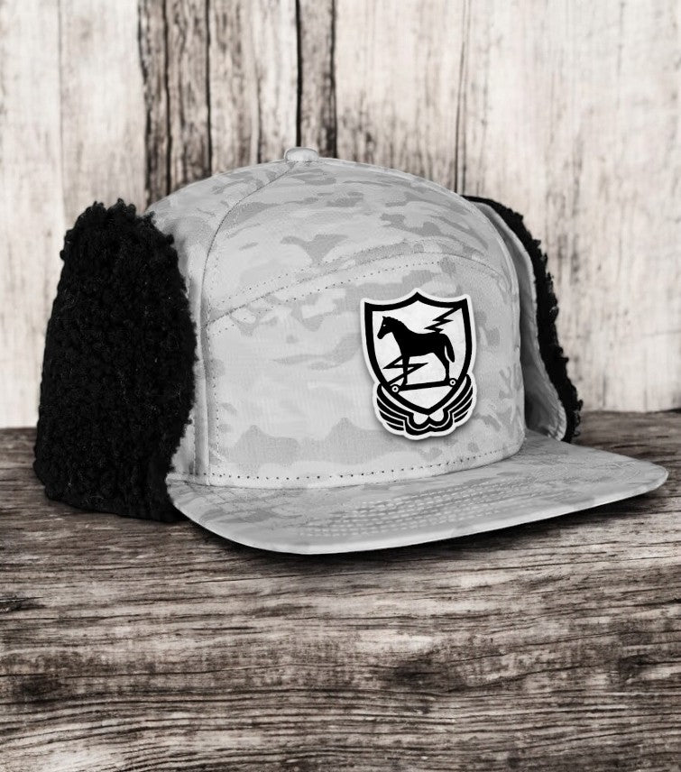 10th Group Trojan Horse - Alpine Camo Trapper Hat - CHOP Kustomz