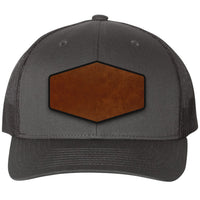 YP Classics 6606 Leatherette Patch Trucker Hat