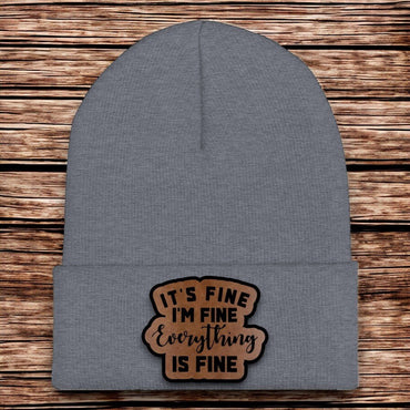 Everythings Fine Beanie - CHOP Kustomz